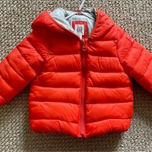 GAP infant down jacket, 12-18 months